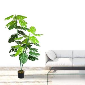 Monstera raamblad kunstplant kunstboom kunstplant 150 cm