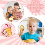 Künstliche Eisportionierer, realistische Simulation, Nachahmung, künstliche Lebensmittel, Desserts, Modellnachbildung, gefälschte Eiskugeln, Fotografie-Requisite für Zuhause, G
