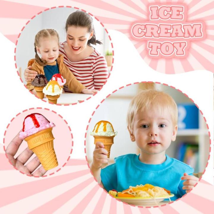 Künstliche Eisportionierer, realistische Simulation, Nachahmung, künstliche Lebensmittel, Desserts, Modellnachbildung, gefälschte Eiskugeln, Fotografie-Requisite für Zuhause, G