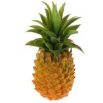 2St simulierte Ananas-Ornamente Küchensimulation Ananas realistische gefälschte Ananasornamente Ananas Attrappe für Schaufenster Kunst Ananas für Hausdekoration Spielzeug Harz