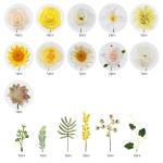 Künstliche Blumen Combo gelbe Blumen Mix Seidenblumen gefälschte Rosen mit Stielen für DIY Hochzeit Brautsträuße, Babyparty, Blumenarrangement, Tischdekoration, Heimdekoration