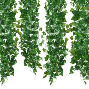 7 kunstmatige plantenhangers klimop lengte 210 cm klimop klimop klimop lichten geschikt voor binnen en buiten, bruiloftsdecoratie