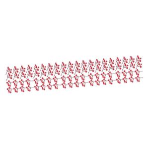 500 STK Fünfköpfige rote Frucht der künstliche Beeren rot Weihnachtsbaum Picks Weihnachts präsente Weihnachtsdekorationen künstlicher Weihnachtsbaum