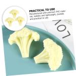 5 Sätze Blumenkohl Modell Gemüse Display Dekoration Gemüse Modelle Gefälschte Obst Dekoration Restaurant Blumenkohl Requisiten Grün Dekor Künstliche Blumen 3 Stück * 5