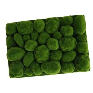 Simulierte Moosdekoration Mini-Feengartenmoos Gartengras-Wanddekoration Moosteppich Moosmatte künstliche Moosauflage dekorativer Kunstrasen Künstliches Moos Seidenbaumwolle Green