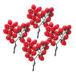 12 STK Simulierte Kirschtomaten Simulation Obstdekoration Mini-Cherry-Tomaten falsches Obst Künstliche Tomaten Dekorative Tomaten Zuhause gefälschte Fruchtstütze Hausbedarf PVC 
