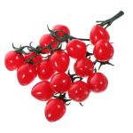 5 Stück Schnur Künstliche Pflanzendekoration Künstliche Obstdekoration Dekorative Kirschtomaten PVC Lebensechte Früchte Rot