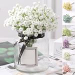 Künstliche Schleierkraut Seidenblumen, lebensechte Blüte, allergiefreundliches Geschenk (Rosa)