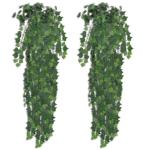 2x Kunstplant Klimop 90 cm Groen Decoratie Kunstbloemen