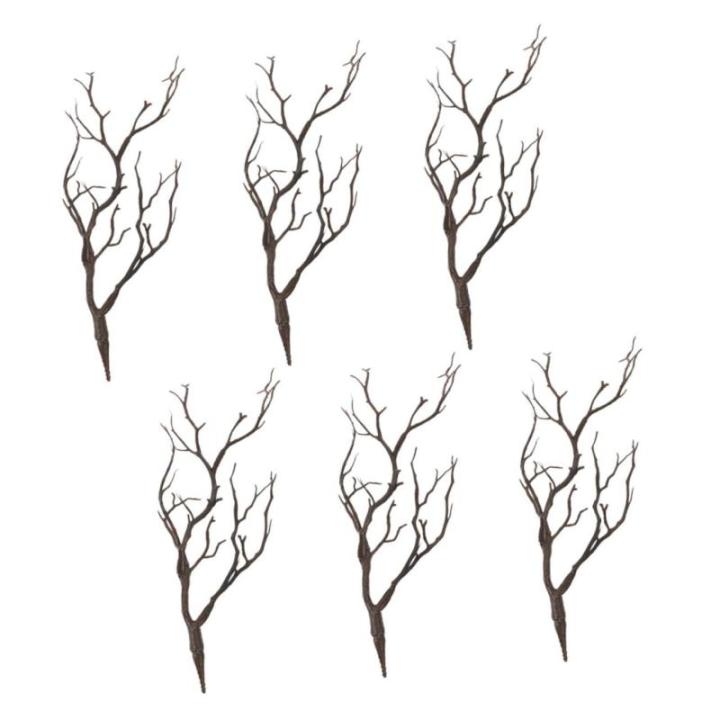 18 STK Halloween-Dekorationssimulationsanlage kunstpflanze Halloween Dekoration DIY Bastelzweige gefälschtes Zweigzubehör Links einmachgläser Vase füllende Zweige Halloween-Pfl