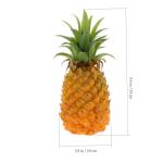 3St simulierte Ananas-Ornamente Ananas Pflanzer Ananas-Modell Ananas Attrappe für Schaufenster Kunst Ananas für Hausdekoration Wassertisch Spielzeug Modell mit künstlicher Anana