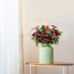 Künstliche Blume Künstlicher Blumenstrauß Blumen mit Einzelner Stielen für DIY Blumenarrangements Hochzeit Party Zuhause Babyparty Dekor 1518