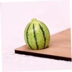 2 Sätze Künstliche Früchte Realistisches Fruchtmodell Simulation Künstlicher Früchte Fälschung Groß Thematisiert Wassermelonen-küchendekoration Essen Green Harz 8 Stück * 