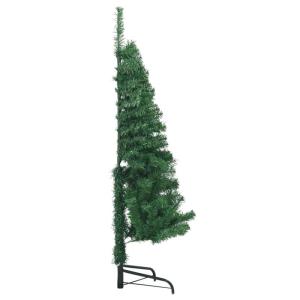 Künstlicher Eck-Weihnachtsbaum, Tannenbaum Künstlich, Christmas Tree, Tannenbaum Deko, Weihnachtsbäume, Grün 150 cm PVC