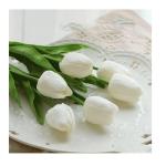 Kunstblumen Künstliche Blumen, Tulpe mit Vase, künstliche Pflanzen, künstliche Pflanzen für Heimdekoration – Seidenblumen-Arrangement für Partys für jeden Anlass