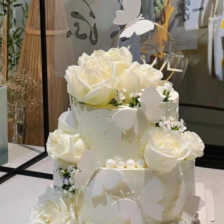 20 stuks , , namaakmini-bloemen van zijde, voor woondecoratie, bruiloften (wit)