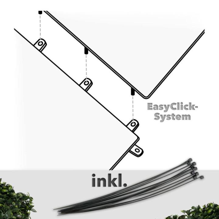 Plantenwand, , wandplanten, 50 x 50 cm, decoratie voor muur/balkon/tuin, Gardenia
