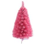 Leichter Tisch-Weihnachtsbaum mit Ständer for kleine Weihnachtsdekoration, PVC-Tannenbaum, Kleiner Weihnachtsbaum, mehrfarbiger künstlicher Weihnachtsbaum(Pink,60cm/2ft)