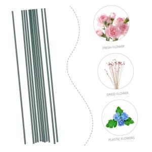4 Sätze Blütenstiel Gefälschter Blumenstiel Dekorative Blumen Blumenstab Selber Machen Blumenstab Für Party Drähte Blumenstiele Handwerkliche Zweige Plastik Green 11 Stück * 