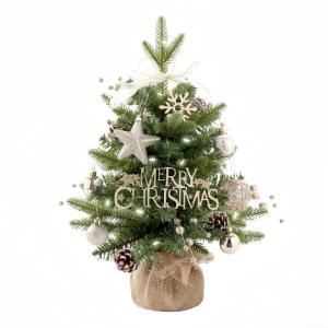 Innovativer kleiner grüner Weihnachtsbaum bei 48,3 cm, 15,2 cm, kombiniert schönes Design, Drehung und musikalische Elemente