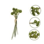 1stk Simulierte Kugelchrysantheme Löwenzahn-dekor Blumensträuße Party-kunstblume Blumenarrangement Strauß Simulations-blumenstrauß-dekor Künstliche Hortensien Green Plastik