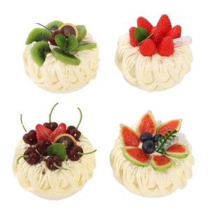 Fake Kuchen künstliche Kuchen 2Set Künstliche Kuchen Modell Fotografie Requisiten Für Display Simulation Kuchen Dessert Modell Realistisches Essen