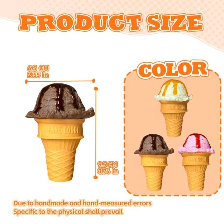 Künstliche Eisportionierer, realistische Simulation, Nachahmung, künstliche Lebensmittel, Desserts, Modellnachbildung, gefälschte Eiskugeln, Fotografie-Requisite für Zuhause, G