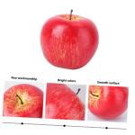 5 Sätze Künstlicher Apfel Gefälschte Fruchtverzierung Lebendiges Fruchtmodell Künstliche Früchte Wohnungsdeko Realistische Fruchtornamente Ornamente in Fruchtform Pu 5 Stück 