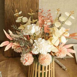 Kunstbloemen, hortensia, , decoratie, zijden bloemen, boeket, kunstbloemstukken, bruiloft, kamerdecoratie, roze