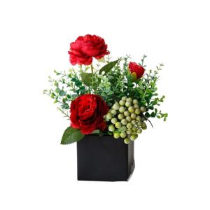 Kunstblumen Künstliche Blumen, Pflanzen im Topf, gefälschte Blumenornamente für die Heimdekoration, simulierte Blumen für Zuhause/Schlafzimmer/Büro für jeden Anlass