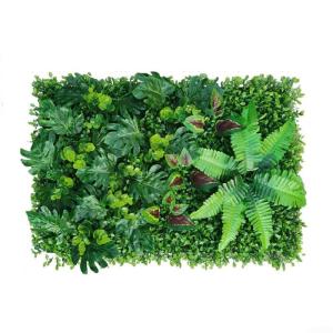 Kunstmatige gazonplant wandpanelen, 40 x 60 cm, kunstmatige buxus hegpanelen, klimop privacy levende muurafrastering voor huis tuin binnen en buiten decoratie | Geeft een natuurlij