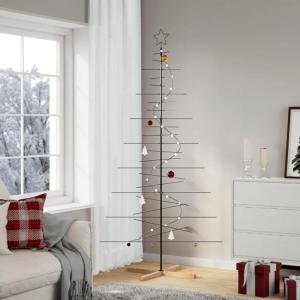 Metall Weihnachtsbaum Christbaum Groß Dekorationen Tannenbaum Metall Weihnachtsbaum Tanne Platzsparend DIY Dekoration-210 cm-Typ 2