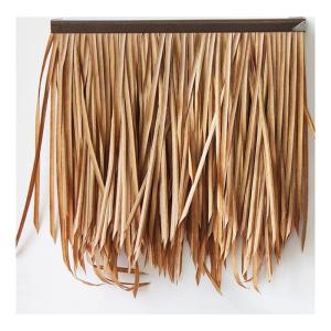 ZJGZDCPHDPB Palm Thatch Roll Künstliche Stroh Kunststoff Künstliche PVC Holzhaus Pavillon Fake Stroh Natürliche Dachdekoration Feuerfest Und Flammenhemmend Thatch Roll—0.5x0.5