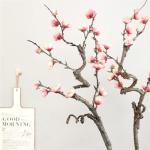 54 cm Roze Winter Pruim Tak Kunstmatige Bloem Thuis Hotel Bruiloft Scene Decoratie Bloemstuk DIY (A, 1 stuks)