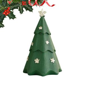 Tafelblad Kerstboom | Handgemaakt Vakantiebeeld | Miniatuur Kerstboom | Vakantie Home Decoratie | Tafel Centerpieces Veelzijdige Vakantie Decor Hars voor Woonkamer Slaapkamer Keuke