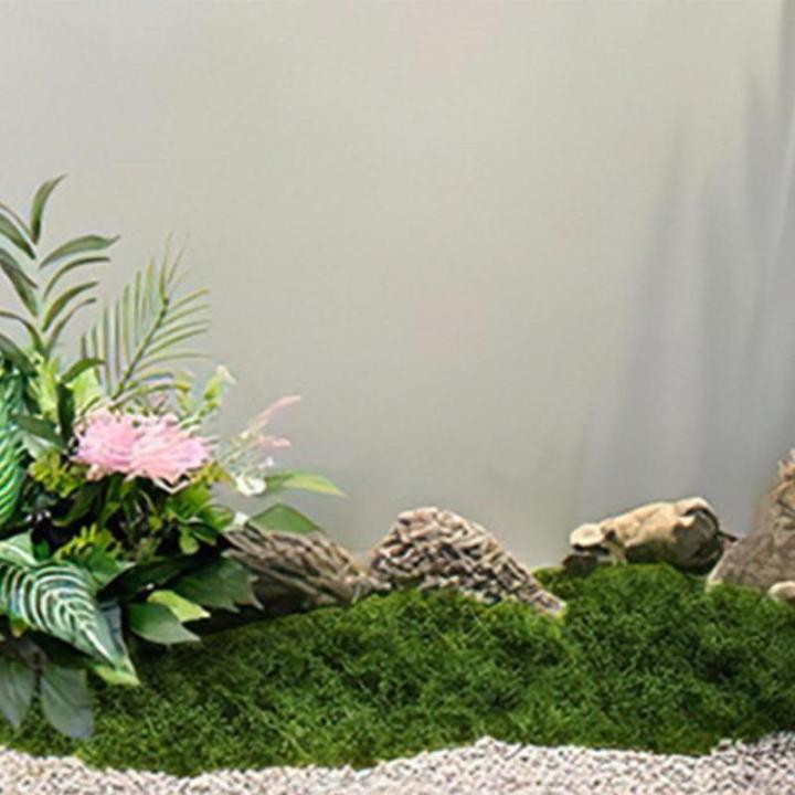 Hergestellt aus Kunststoff, lebensechtes Kunstmoos für Blumentopf-Dekoration und Bastelprojekte (hellgrün 50)