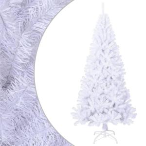 Home Garden,Künstlicher Weihnachtsbaum mit dicken Ästen, weiß, 180 cm, PVC