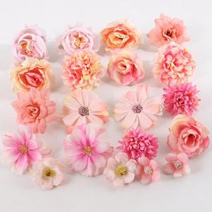20 stuks , , namaakmini-bloemen van zijde, voor woondecoratie, bruiloften (roze)