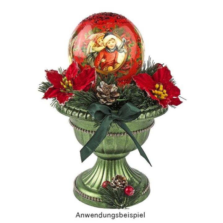Decoratieve bloemen, , bloemen, verschillende soorten, ca. diameter 4 - 5 cm (kerstster 1 - rood - 15 stuks)