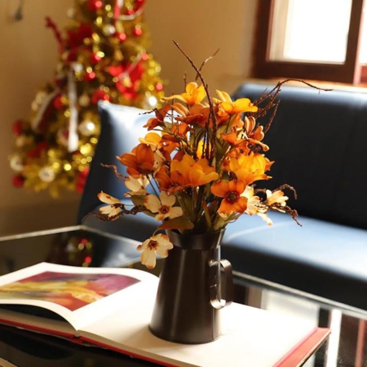 Halloween Blume Eimer Künstliche Blumen Desktop Ornament Handwerk Liefert