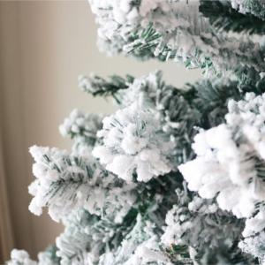 Weihnachtsbaum Beflockte Künstliche Weihnachtsbäume Eignen Sich for Die Innen- Und Außendekoration Christbaum(1.5m)
