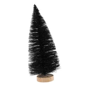 Kleiner schwarzer Weihnachtsbaum Mini-Weihnachtsbaum Lametta Vor Mini Tannenbaum künstlich künstlicher Mini Christbaum weihnachtsdeko Desktop-Weihnachtsbäume Desktop-Weihnachtsb