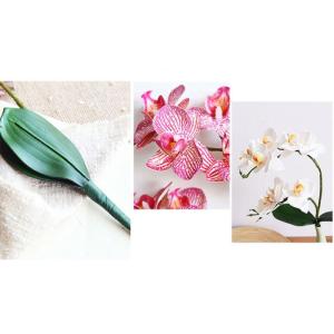 Kunstblumen Künstliche Blume mit Vase, Vivid Orchid Flowers Arrangement Phalaenopsis Flowers, Orchid Flowers Ornaments, Decor für jeden Anlass