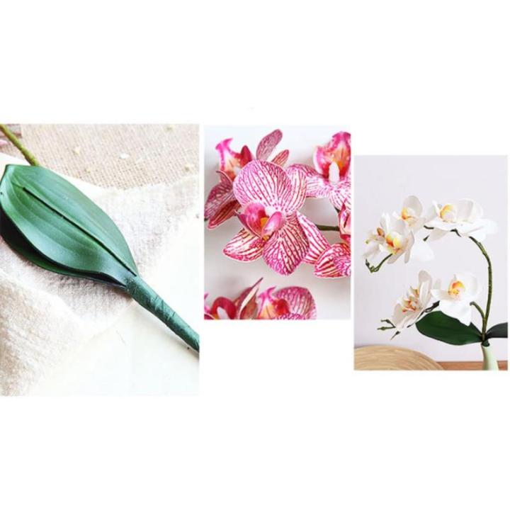 Kunstblumen Künstliche Blume mit Vase, Vivid Orchid Flowers Arrangement Phalaenopsis Flowers, Orchid Flowers Ornaments, Decor für jeden Anlass