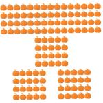 120 Stück Halloween-Kürbis-Mini-Aufkleber Für Kinder Schaumstoff-Aufkleber Mini-Dekor Diy-Kürbis Schaumstoff-Kürbis-Dekoration Kürbis-Bastelarbeiten Eva-Orange Diy-Zubehör
