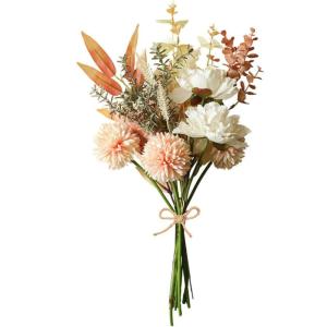 , kunstplanten, kunsthortensia's, zijden bloemen, voor bloemstukken, boeketten, decoratie voor thuis, bruiloft, tuinfeest, champagnekleurig