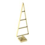 Weihnachtsbaum aus Metall Christbaum Tannenbaum Deko Baum Kunstbaum Loft Schwarz Weiß Gold (Gold, 85cm)