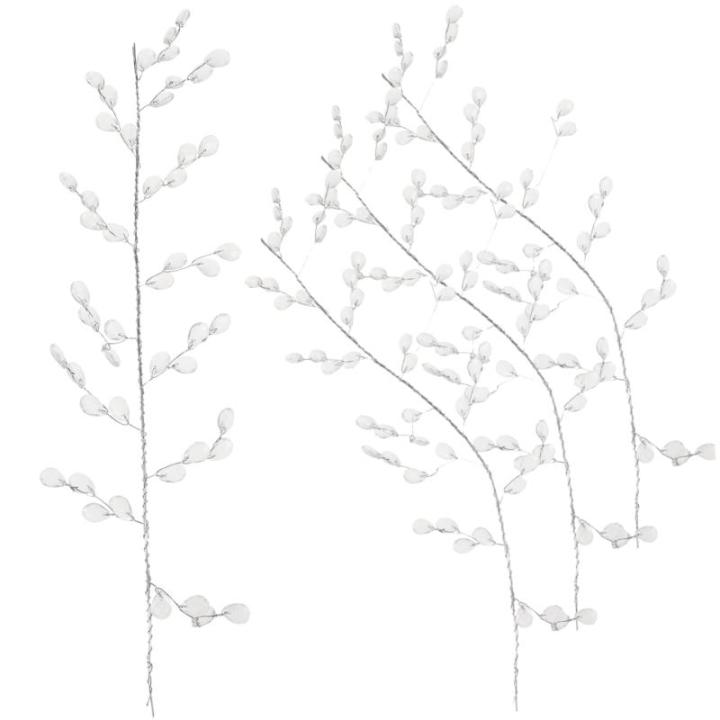 8 Stück Acryl Künstliche Blumenhandwerk Perlen Acryl Zweig Blütenknospen Zweig Hochzeit Party Heimdekoration Künstliche Ranke
