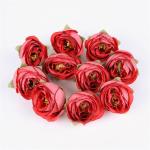 Kunstmatige Zijde Rose Heads Home Decor DIY Bloem Muur Bruiloft Kamer Tuin Decoratie Plakboek Accessoires Decoraci (A, Maat