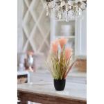 Kunstgras, kunstplant, gras, hoog in pot, grasarrangement, , solitair gras, siergras, decoratieve plant, kunstgras, tafeldecoratie, roze